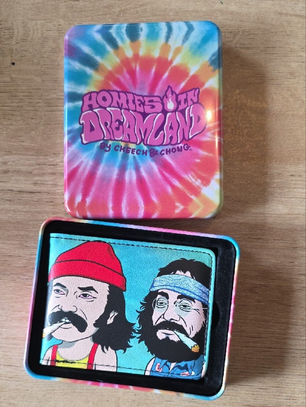 Cheech & Chong Wallet W/Tin NWT
